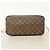 Borsa Tote Louis Vuitton Monogram Neverfull MM Marrone - vista 3