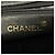 Borsa a tracolla Chanel in pelle d'agnello nera Nero - vista 5