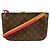 Borsa a tracolla Louis Vuitton Monogram Loretta Marrone Rosa