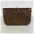 Borsa a tracolla Louis Vuitton Monogram Loretta Marrone Rosa - vista 10