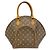 Borsa Louis Vuitton Monogram Ellipse MM Marrone