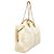 Borsa a mano Chanel Deauville in tela Beige Crudo - vista 2