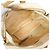 Borsa a mano Chanel Deauville in tela Beige Crudo - vista 4