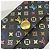 Louis Vuitton Monogram Multicolor Portefeuille Sarah Long Wallet Nero Rosso - vista 7
