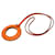 Hermès Collana Lente d'ingrandimento Hermes Arancione - vista 3
