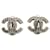 Orecchini a clip Chanel Silver Argento