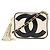 Borsa a catena Chanel Coco Mark Nero Crudo