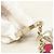 Louis Vuitton Epi Bijou Sac Fleur Charm Keyring Argento Porpora - vista 5
