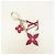 Louis Vuitton Epi Bijou Sac Fleur Charm Keyring Argento Porpora - vista 7