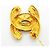 Spilla Chanel Coco Mark placcata oro D'oro - vista 4
