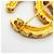 Spilla Chanel placcata oro con logo Coco e motivo lava D'oro - vista 8