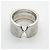 Anello Cartier C2 in oro bianco 18K - vista 3