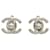 Orecchini a clip Chanel Silver Argento