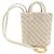 Charm per borsa in pelle Intrecciato Bottega Veneta Bianco Bianco sporco - vista 2