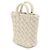 Charm per borsa in pelle Intrecciato Bottega Veneta Bianco Bianco sporco - vista 3