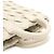 Charm per borsa in pelle Intrecciato Bottega Veneta Bianco Bianco sporco - vista 4