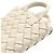 Charm per borsa in pelle Intrecciato Bottega Veneta Bianco Bianco sporco - vista 6
