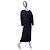 Henrik Vibskov Schwarzes asymmetrisches Wickelkleid