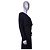 Henrik Vibskov Schwarzes asymmetrisches Wickelkleid - Ansicht 5
