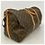 Borsa Boston Louis Vuitton - Monogram Keepall Bandoulière 55 Marrone - vista 2