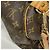 Borsa Boston Louis Vuitton - Monogram Keepall Bandoulière 55 Marrone - vista 7