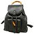 Bamboo Zaino Gucci in pelle nera con bambù Nero