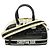 Borsa in pelle Christian Dior Vibe Nero Bianco