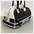 Borsa in pelle Christian Dior Vibe Nero Bianco - vista 2