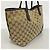 Borsa Tote Gucci GG Canvas Marrone Beige - vista 2