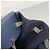 Hermès Borsa Tote Hermes Herbag Cabas Blu navy - vista 11