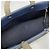 Hermès Borsa Tote Hermes Herbag Cabas Blu navy - vista 4