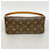 Borsa a tracolla Louis Vuitton Monogram Looping MM Marrone - vista 3