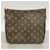 Borsa a tracolla Louis Vuitton Monogram Looping MM Marrone - vista 8