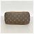 Borsa a tracolla Louis Vuitton Monogram Reverse Hobod Fine PM Marrone - vista 3