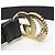 Gucci Torsion Double G Leder-Standardgürtel Schwarz - Ansicht 7