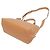 Borsa a tracolla Salvatore Ferragamo Gancini Medium Sophia Marrone chiaro - vista 3