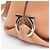 Borsa a tracolla Salvatore Ferragamo Gancini Medium Sophia Marrone chiaro - vista 7