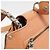 Borsa a tracolla Salvatore Ferragamo Gancini Medium Sophia Marrone chiaro - vista 8