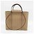 Hermès Hermes Cabag PM Handbag Grey Dark brown - view 8