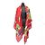 Hermès Pareo in cotone Hermes PAZ UNIVERSAL Stola da donna Rosso Multicolore - vista 11