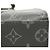 Louis Vuitton Monogram Eclipse Sac Plat Cross Handbag Nero - vista 7