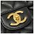 Borsa a tracolla Chanel Large Black Matelassé Nero - vista 10