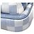 Borsa a tracolla Louis Vuitton Damouflage Avenue PM Blu - vista 6