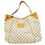 Borsa a tracolla Louis Vuitton Damier Azur Galliera GM Bianco