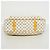 Borsa a tracolla Louis Vuitton Damier Azur Galliera GM Bianco - vista 3