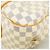 Borsa a tracolla Louis Vuitton Damier Azur Galliera GM Bianco - vista 7