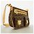 Borsa a tracolla Louis Vuitton Monogram Hudson GM Marrone - vista 2