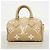 Borsa Louis Vuitton Monogram Empreinte Bicolor Speedy Bandoulière 20 Grigio Crudo - vista 12