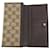 Cartera larga Gucci Interlocking Beige Marrón oscuro - vista 3