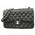 Borsa Chanel in pelle nera Nero